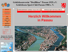 Tablet Screenshot of gv-passau.de